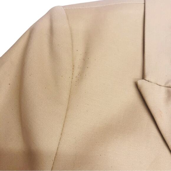 Jules & Leopold Tan Blazer Single Button Patch Pockets Normcore Office Attire - Picture 13 of 16